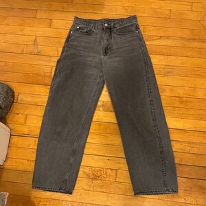 Arket Women’s Grey Flare Highwaisted Jeans